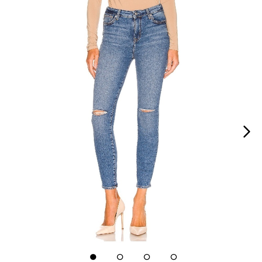 Lovers and Friends Revolve Ricky Medium Wash Distressed 29